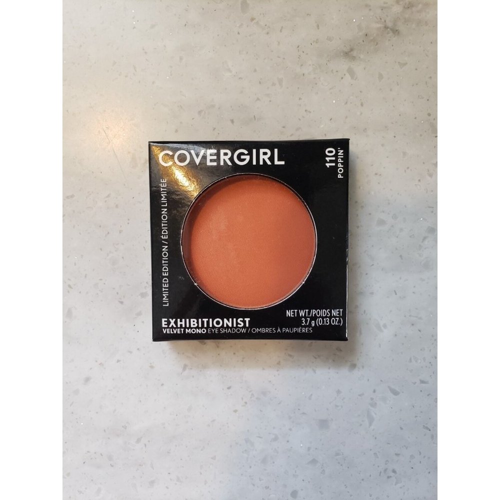CoverGirl Exhibitionist Velvet Mono Eye Shadow Ltd Ed #110 Poppin’ 0.13oz New